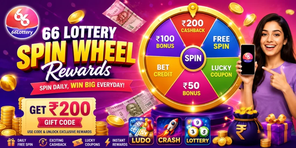 66 Lottery Spin Wheel Rewards